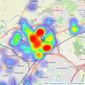 Farr & Farr - Longlevens listings heatmap