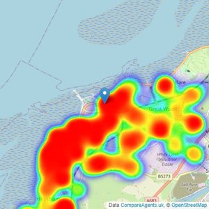 Farrell Heyworth - Morecambe listings heatmap