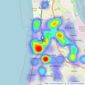 Farrell Heyworth - Thornton Cleveleys listings heatmap