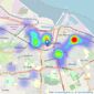 Farrow Estate Agent Ltd - Grimsby listings heatmap