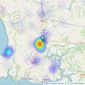 FBM - Haverfordwest listings heatmap