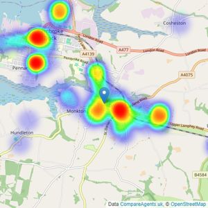 FBM - Pembroke listings heatmap