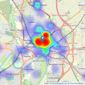 Fearnalls - Chester listings heatmap