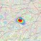 Featherstone Leigh - Teddington listings heatmap