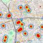 Felicity J Lord - Hackney listings heatmap