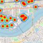 Felicity J Lord - Wapping listings heatmap