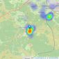 Fells Gulliver - Lyndhurst listings heatmap