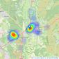 Fells New Forest Property - Ringwood listings heatmap