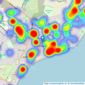 Fenn Wright - Felixstowe listings heatmap