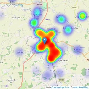 Fenn Wright - Sudbury listings heatmap