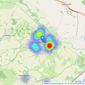 Fenton Jones - Southwell listings heatmap