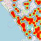 Fenwicks Estate Agents - Lee On The Solent listings heatmap