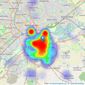 FHP Living - West Bridgford listings heatmap