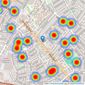 Field Palmer - Shirley listings heatmap