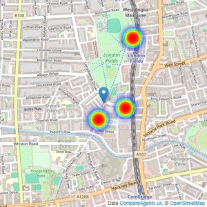 Findlay Property - London listings heatmap