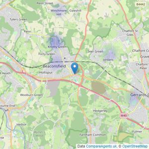 Fine & Country - Beaconsfield listings heatmap