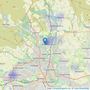 Fine & Country - Bolton listings heatmap