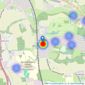 Fine & Country - Brookmans Park listings heatmap