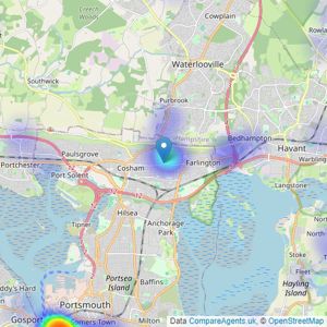 Fine & Country - Drayton listings heatmap