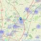 Fine & Country - Droitwich listings heatmap