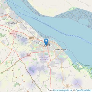 Fine & Country - Grimsby listings heatmap