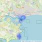 Fine & Country - Isle of Purbeck and Sandbanks listings heatmap