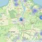 Fine & Country - Isle of Wight listings heatmap