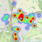 Fine & Country - Kingswood listings heatmap