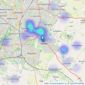 Fine & Country - Leicester listings heatmap