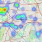 Fine & Country - London listings heatmap