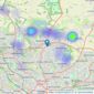 Fine & Country - Moortown listings heatmap