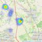 Fine & Country - Redbourn listings heatmap