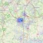 Fine & Country - Reigate and East Grinstead listings heatmap