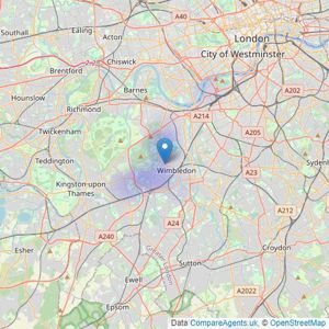 Fine & Country - South West London listings heatmap