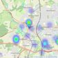 Fine & Country - St Albans listings heatmap