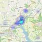 Fine & Country - Woodbridge listings heatmap