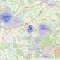 First for Auctions - Wokingham listings heatmap