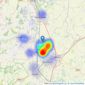 First Step - Stotfold listings heatmap