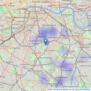 Fish Need Water - London listings heatmap