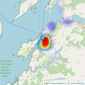 Fiuran Property - Oban listings heatmap