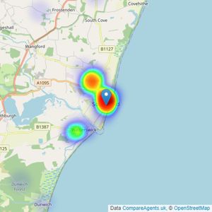 Flick & Son - Southwold listings heatmap