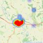 Flint & Cook - Bromyard listings heatmap