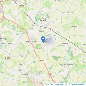 FORGE PROPERTY CONSULTANTS LTD - Shropshire listings heatmap