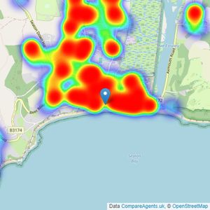 Fortnam Smith & Banwell - Seaton listings heatmap