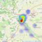 Forum Sales and Lettings - Blandford Forum listings heatmap