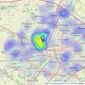 Foster Lewis & Co - Coventry listings heatmap