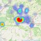 Fowlers - Storrington listings heatmap