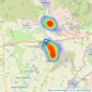 Fox & Sons - Amesbury listings heatmap