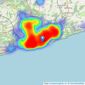 Fox & Sons - Hastings listings heatmap