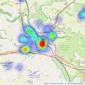 Fox & Sons - Lewes Road listings heatmap